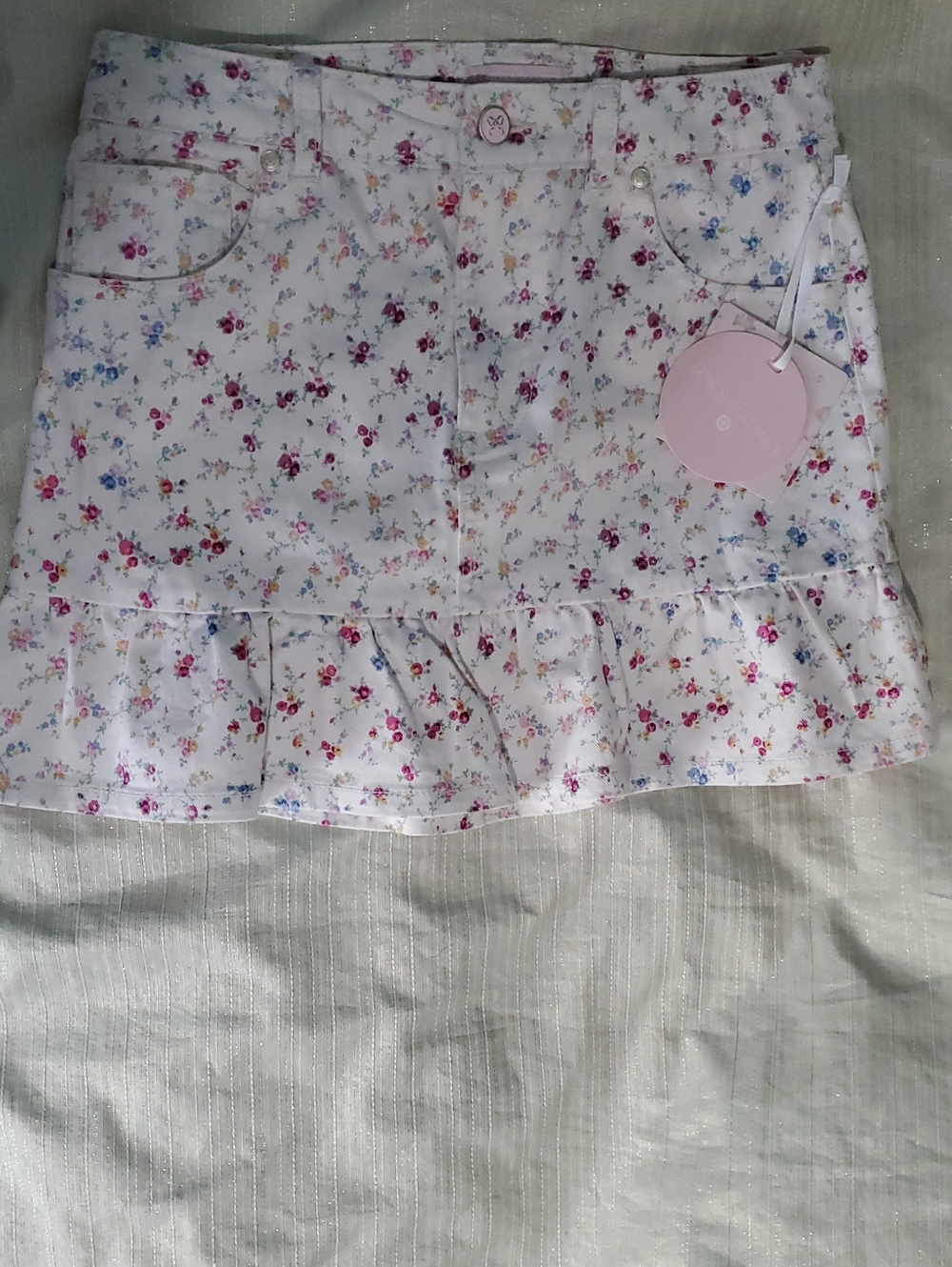 Love Shack Fancy X Target Denim Skirt